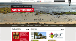 Desktop Screenshot of cote-emeraude.fr